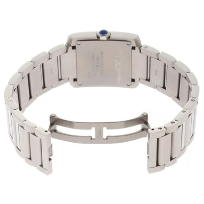 Cartier Tank Francaise MM Silver Watch Stainless Steel Quartz — view 4