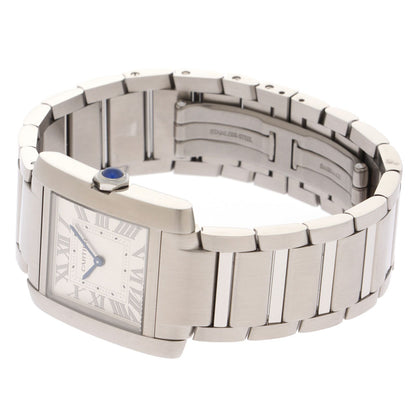 Cartier Tank Francaise MM Silver Watch Stainless Steel Quartz — view 3