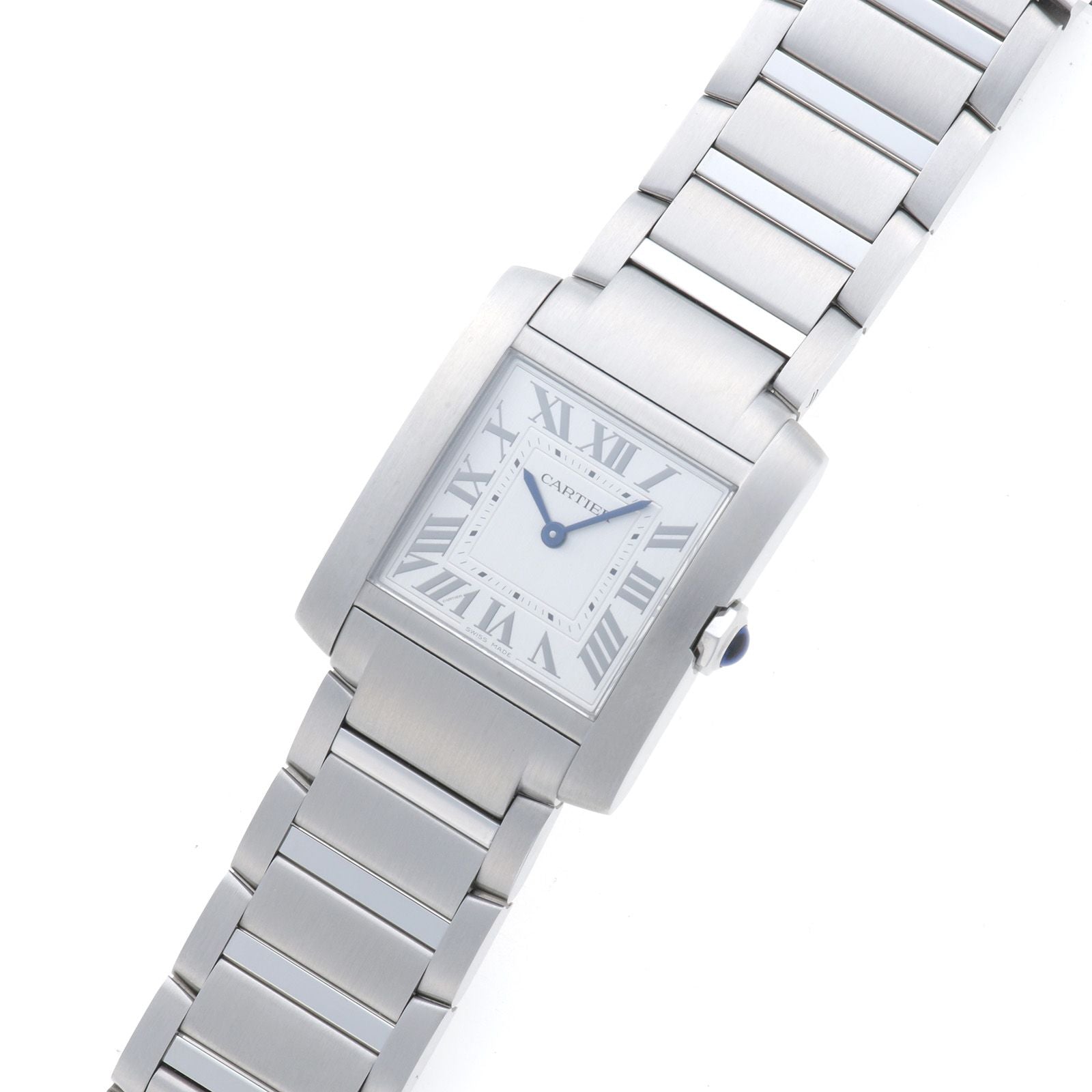 Cartier Tank Francaise MM Silver Watch Stainless Steel Quartz — view 2