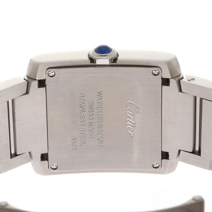 Cartier Tank Francaise MM Silver Watch Stainless Steel Quartz — view 5
