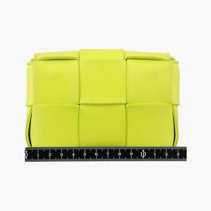 Bottega Veneta Cassette Green Lambskin Shoulder Bag — view 2