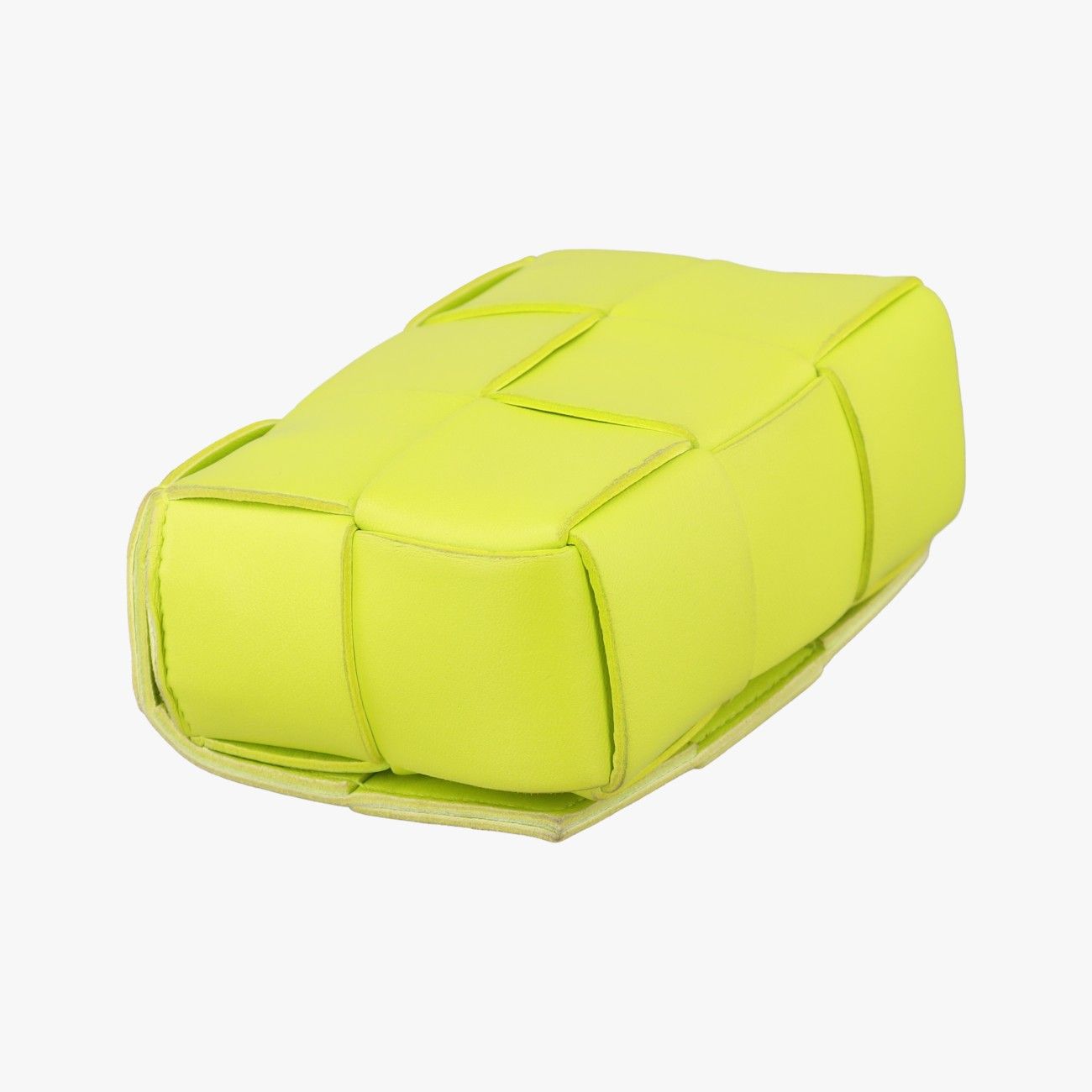 Bottega Veneta Cassette Green Lambskin Shoulder Bag — view 7