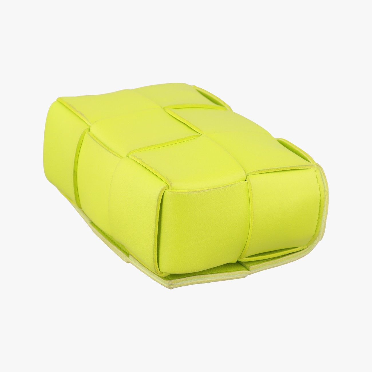 Bottega Veneta Cassette Green Lambskin Shoulder Bag — view 6