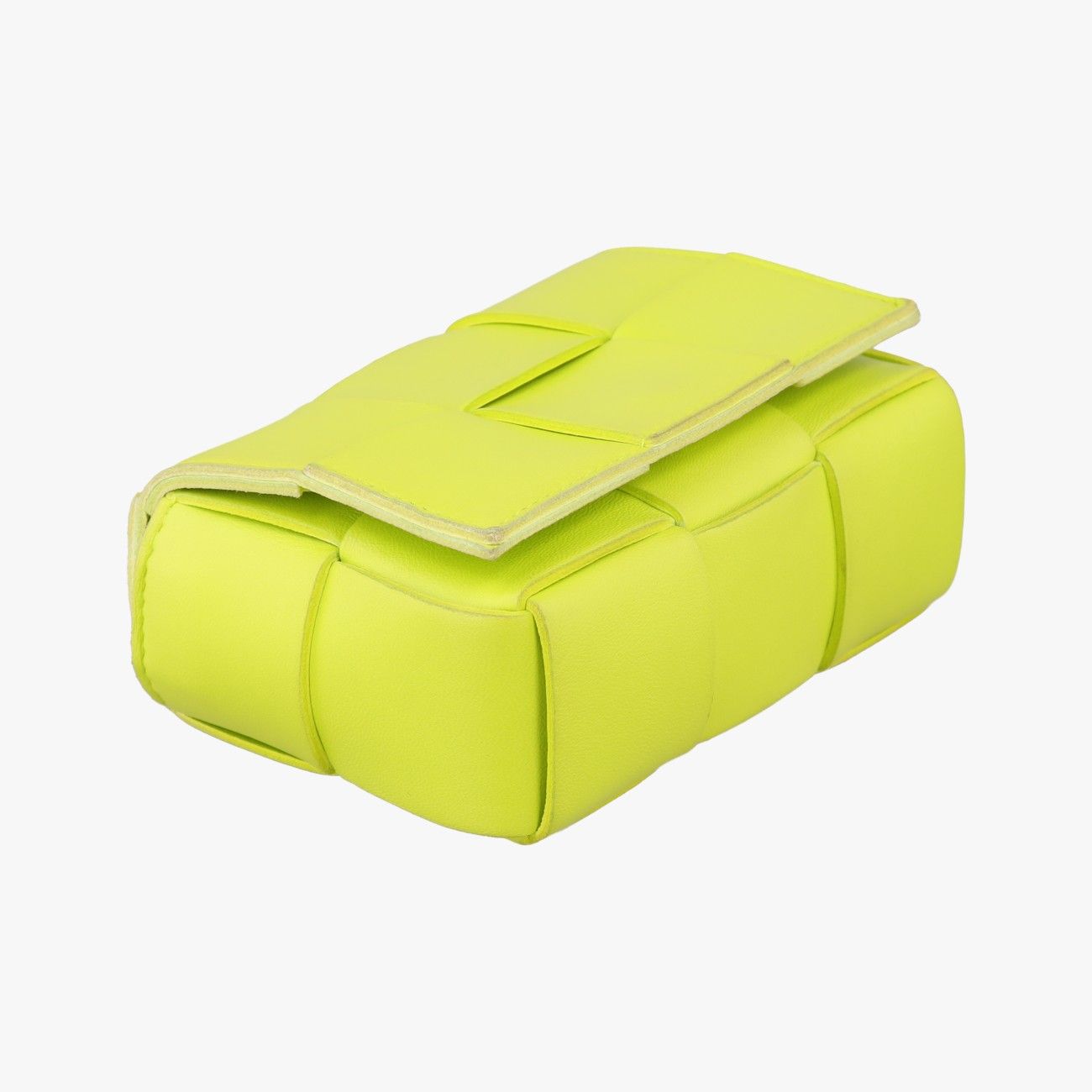 Bottega Veneta Cassette Green Lambskin Shoulder Bag — view 5