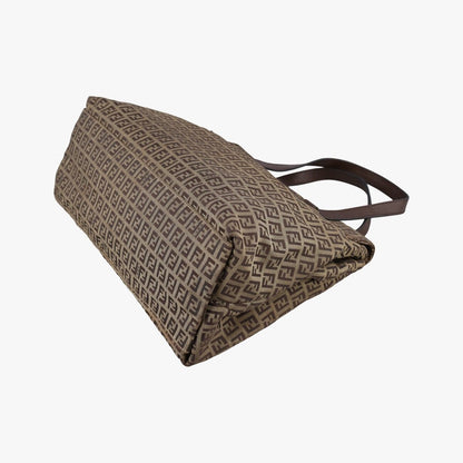 Fendi Zucchino Brown Canvas — view 6
