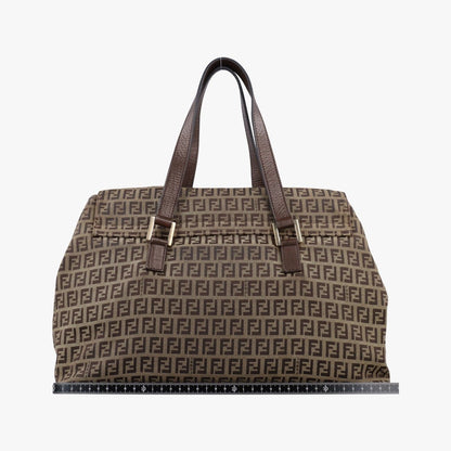 Fendi Zucchino Brown Canvas — view 2