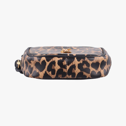 Saint Laurent Baby Lou Leopard Black Brown Leather — view 3