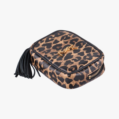 Saint Laurent Baby Lou Leopard Black Brown Leather — view 4