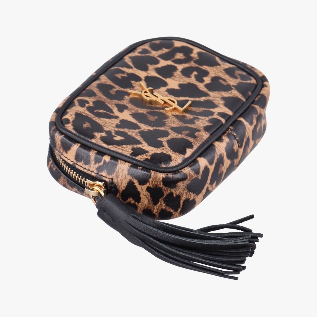 Saint Laurent Baby Lou Leopard Black Brown Leather — view 5