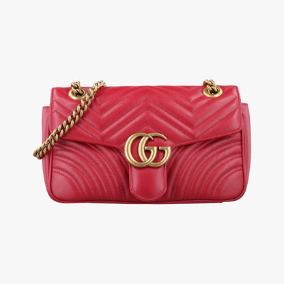 Gucci GG Marmont Red Leather