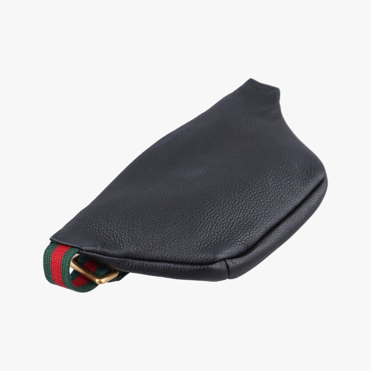 Gucci Print Black Leather Handbag — view 7
