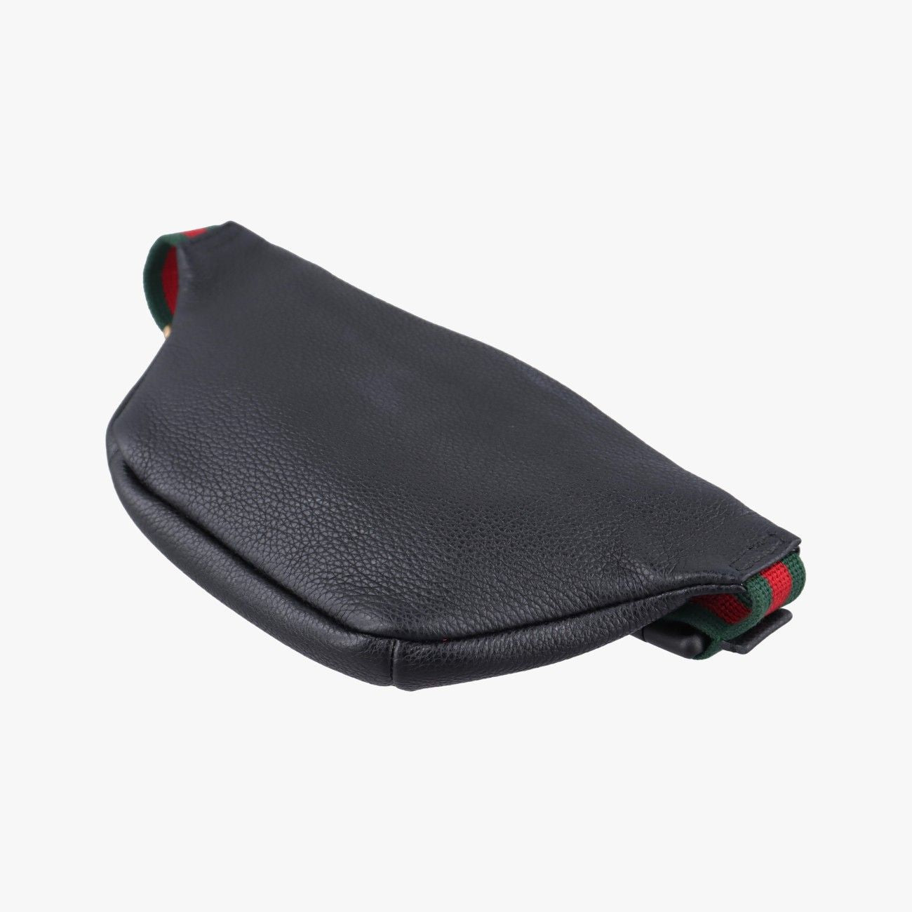 Gucci Print Black Leather Handbag — view 6