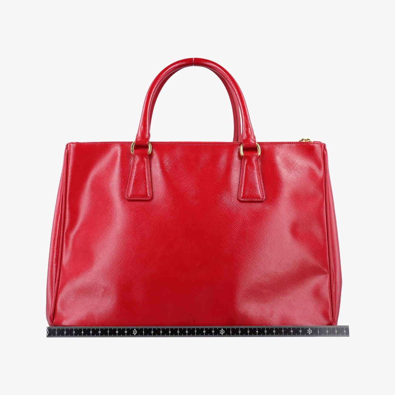 Prada Galleria Red Saffiano Patent 31 — view 2
