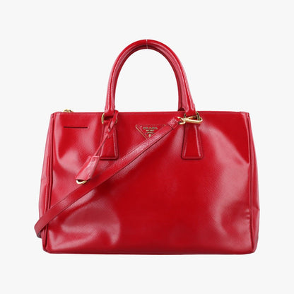 Prada Galleria Red Saffiano Patent 31