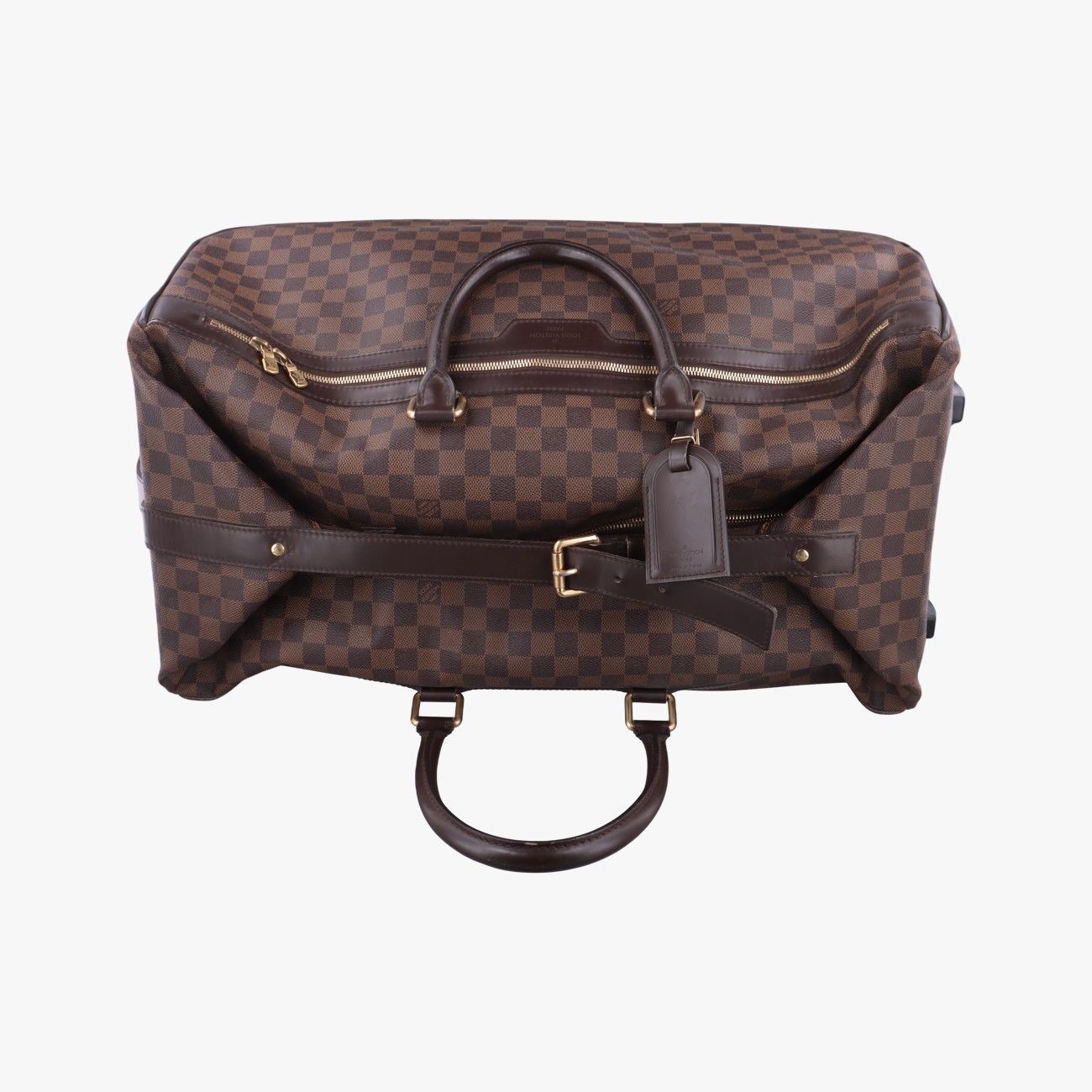 Louis Vuitton Eole 50 Damier Ebene Canvas Handbag — view 8