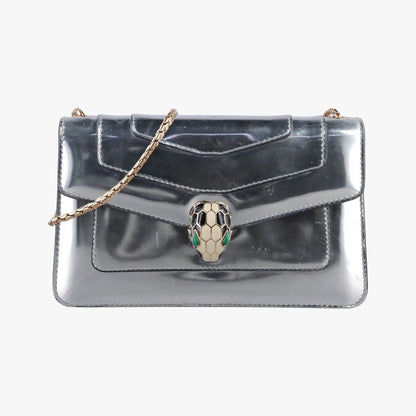 Bvlgari Serpenti Forever Silver Patent