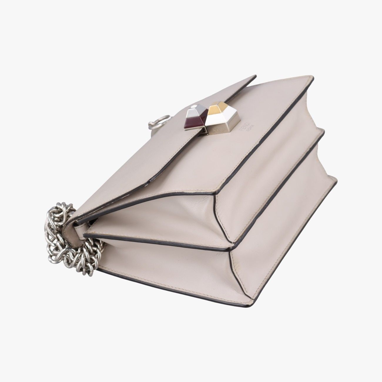 Fendi Studded Canai Beige Leather — view 5