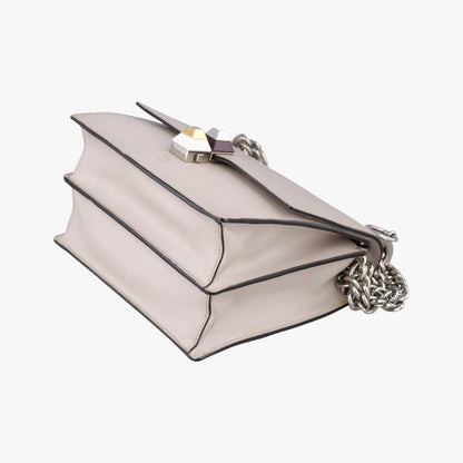 Fendi Studded Canai Beige Leather — view 4