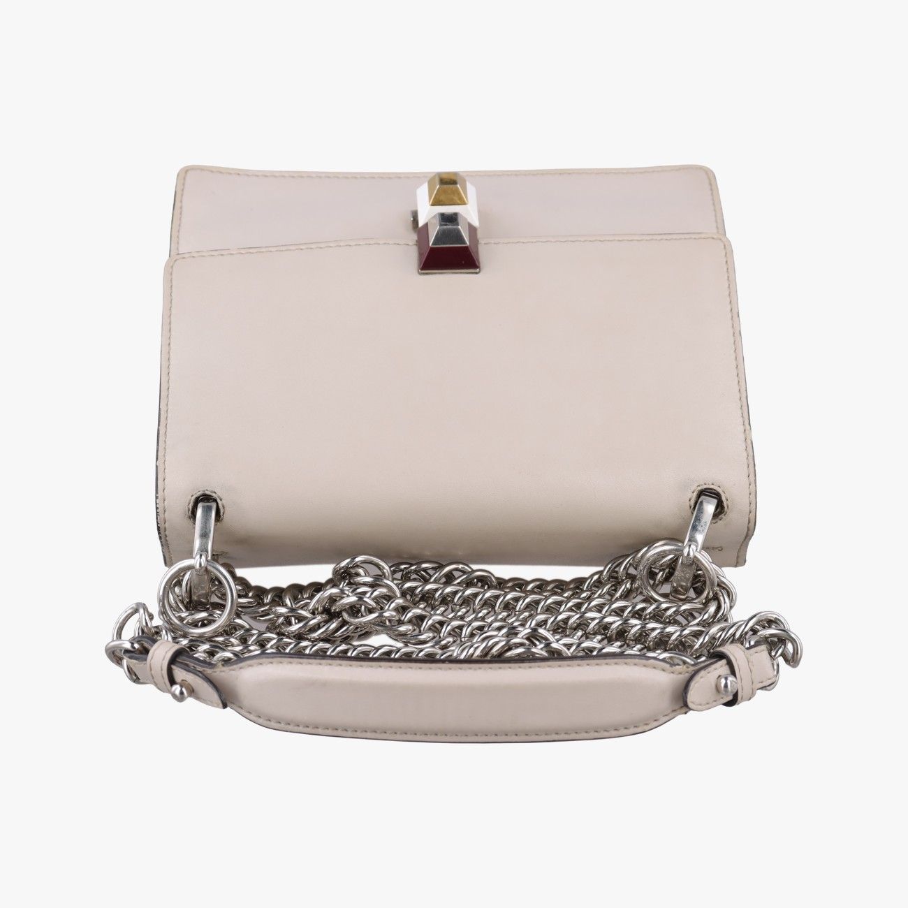 Fendi Studded Canai Beige Leather — view 8