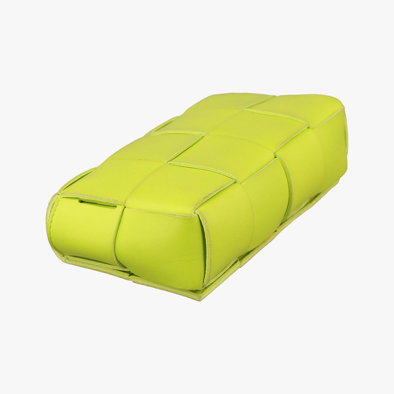 Bottega Veneta Cassette Green Lambskin Shoulder Bag — view 7