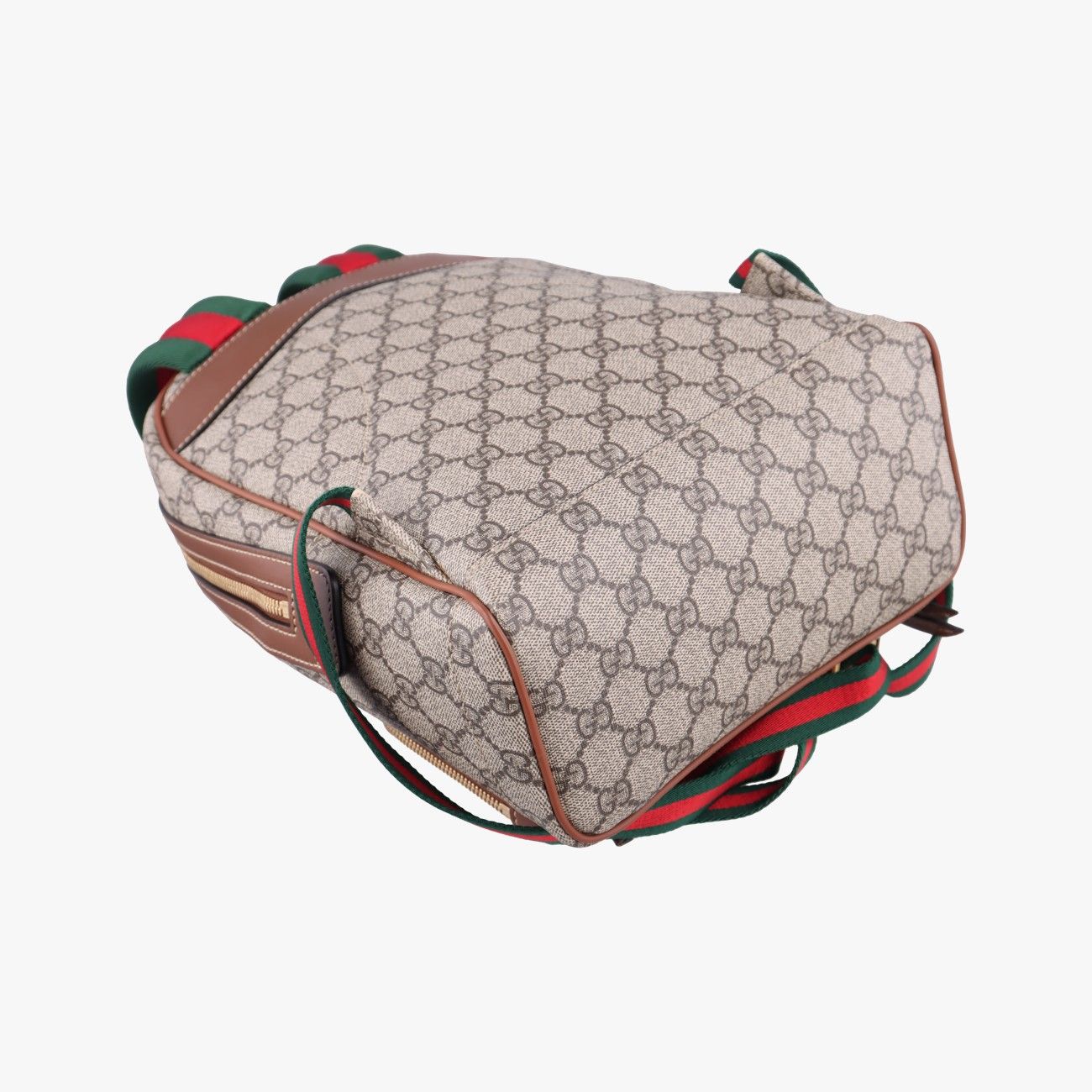 Gucci GG Supreme Tian Beige Multicolor Leather Backpack — view 7