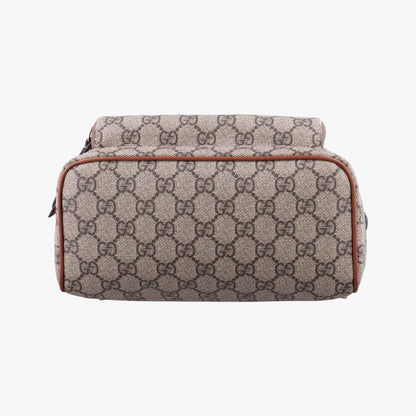 Gucci GG Supreme Tian Beige Multicolor Leather Backpack — view 3