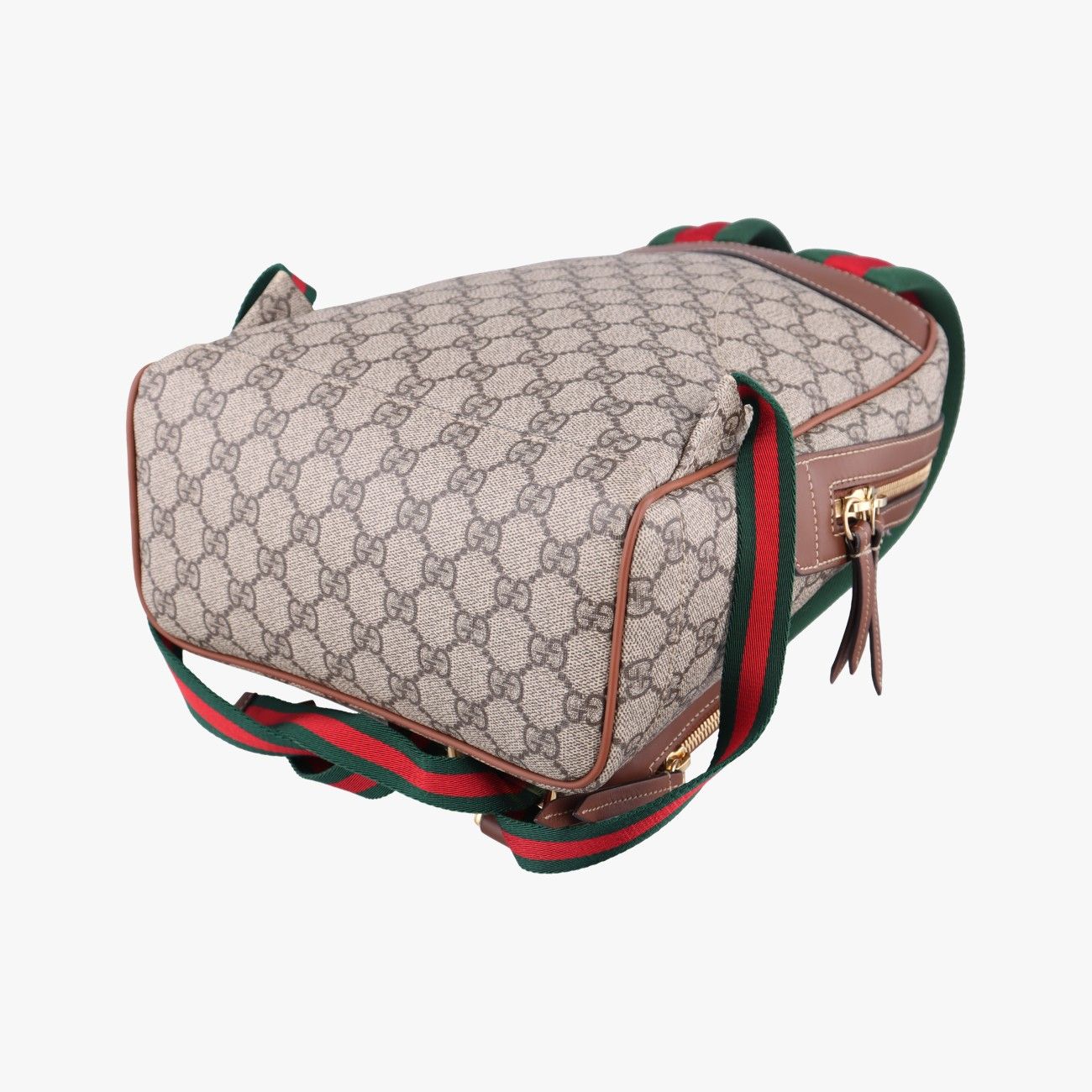 Gucci GG Supreme Tian Beige Multicolor Leather Backpack — view 6