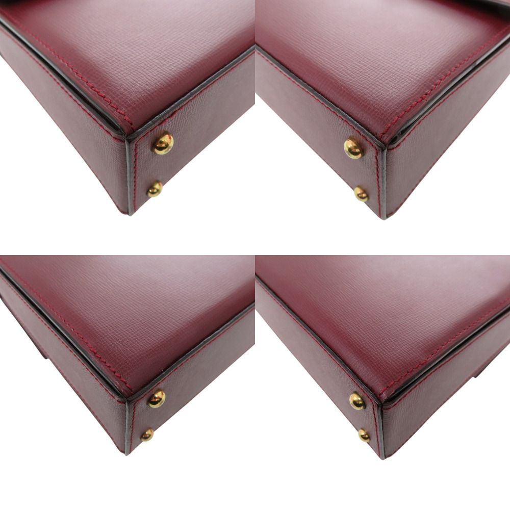 Cartier Must Line Handbag Leather Bordeaux — view 4