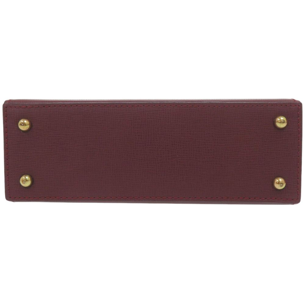 Cartier Must Line Handbag Leather Bordeaux — view 5