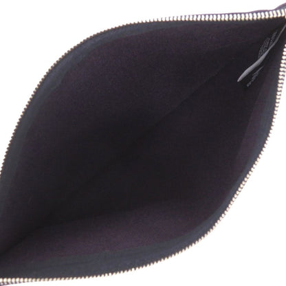 Hermes Flat Pouch PM Cotton Canvas Purple — view 3