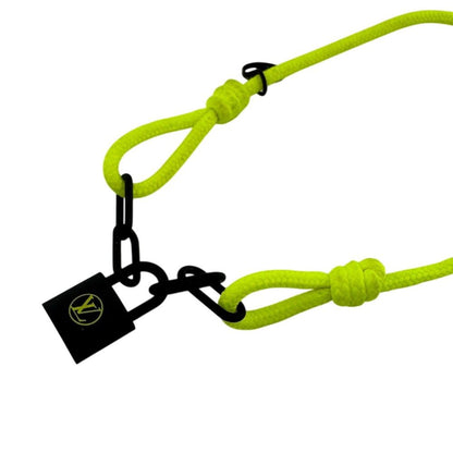 Louis Vuitton Bracelet Silver Lockit Virgil Abloh Jaune Polyester Yellow
