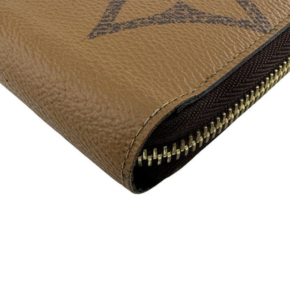 Louis Vuitton Zippy Wallet Giant Monogram Reverse Leather Brown