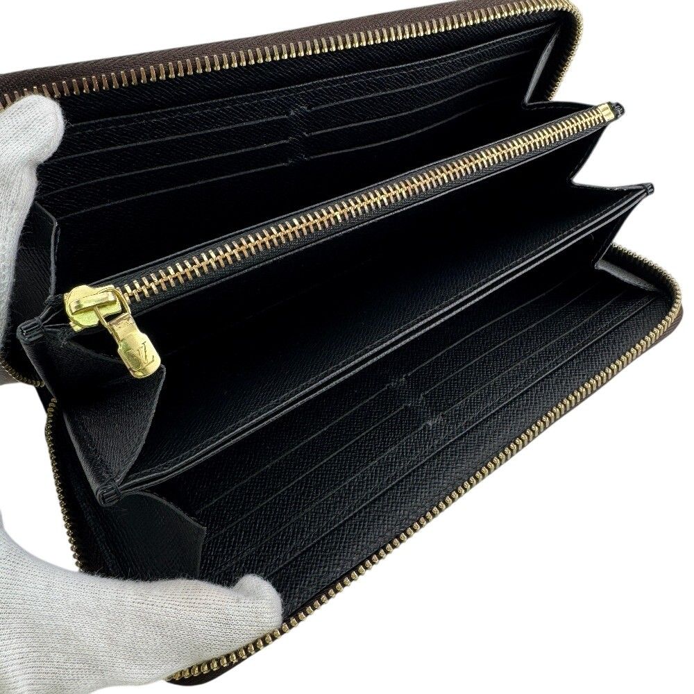 Louis Vuitton Zippy Wallet Giant Monogram Reverse Leather Brown — view 4