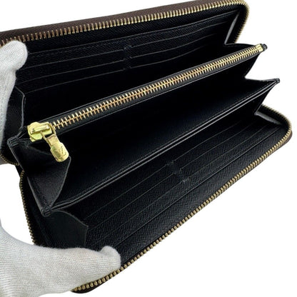 Louis Vuitton Zippy Wallet Giant Monogram Reverse Leather Brown — view 4