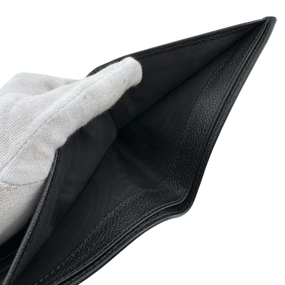 Prada Saffiano Leather Bifold Wallet Black — view 7