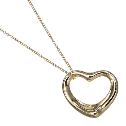 Tiffany & Co Open Heart 22 18k Yellow Gold Necklace