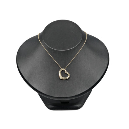 Tiffany & Co Open Heart 22 18k Yellow Gold Necklace — view 2