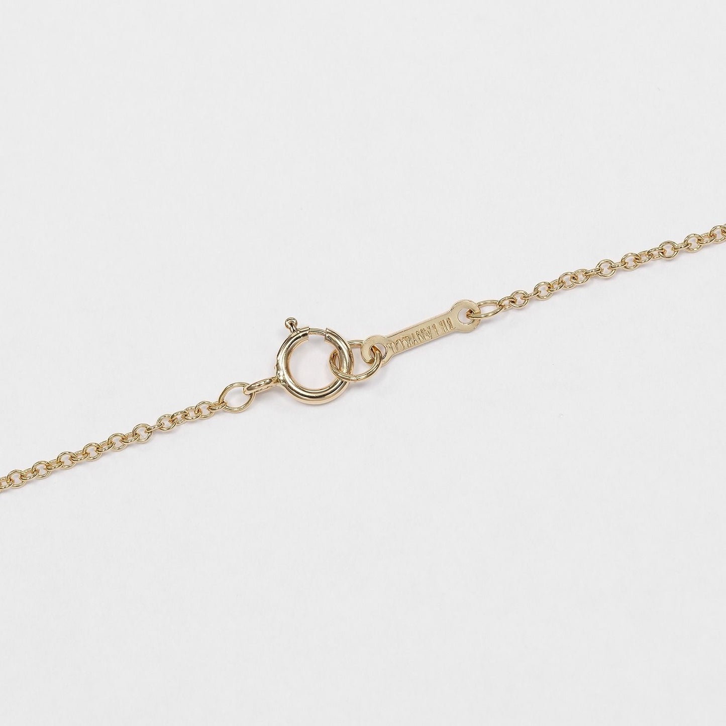 Tiffany & Co Open Heart 22 18k Yellow Gold Necklace — view 6