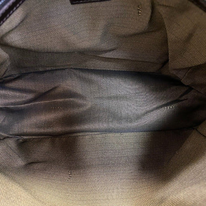 Fendi Zucca Leather Handbag Brown — view 6