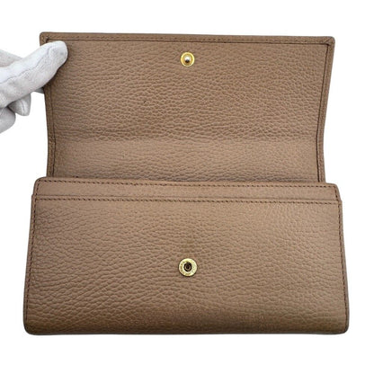 Gucci GG Marmont Leather Wallet Beige — view 4
