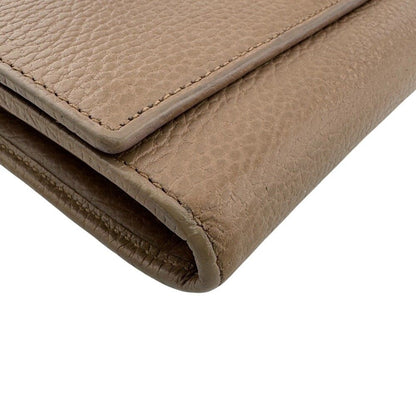 Gucci GG Marmont Leather Wallet Beige — view 2