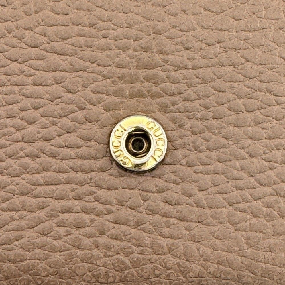 Gucci GG Marmont Leather Wallet Beige — view 5
