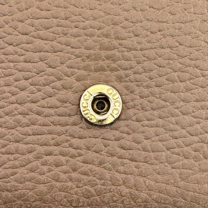 Gucci GG Marmont Leather Wallet Beige — view 5