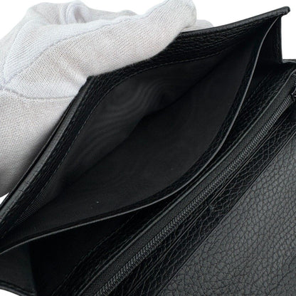 Gucci Continental Wallet GG Marmont Leather Black — view 7