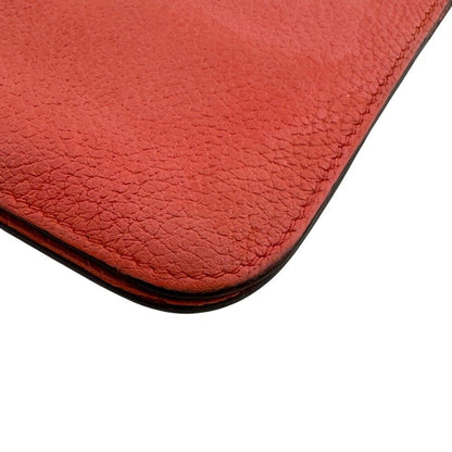 Hermes Dogon Togo Leather Wallet Pink