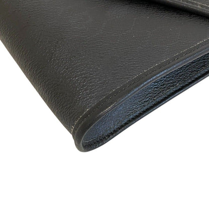 Dior Honeycomb Trotter Leather Shoulder Bag Black — view 4