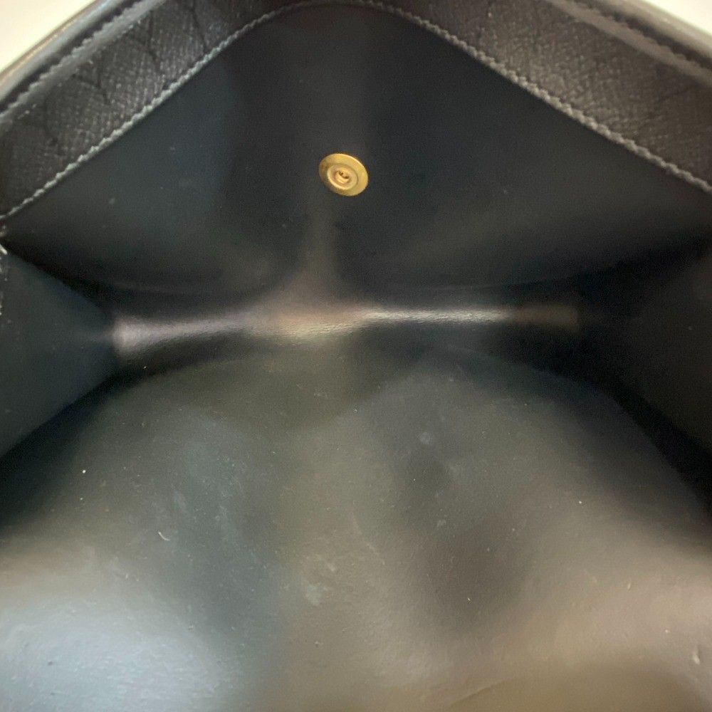Dior Honeycomb Trotter Leather Shoulder Bag Black — view 7