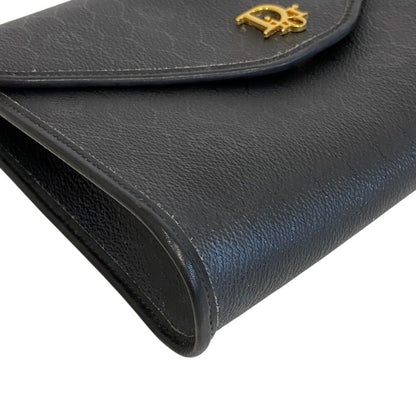 Dior Honeycomb Trotter Leather Shoulder Bag Black — view 2