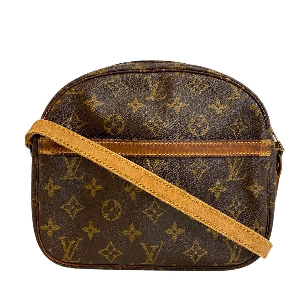 Louis Vuitton Leather Shoulder Bag Brown