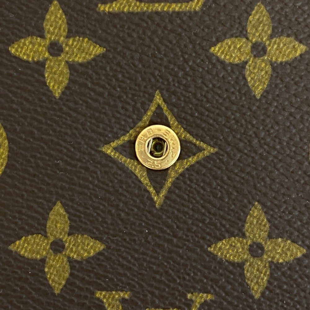 Louis Vuitton Pochette Mule 23 Monogram Leather Clutch Brown — view 5